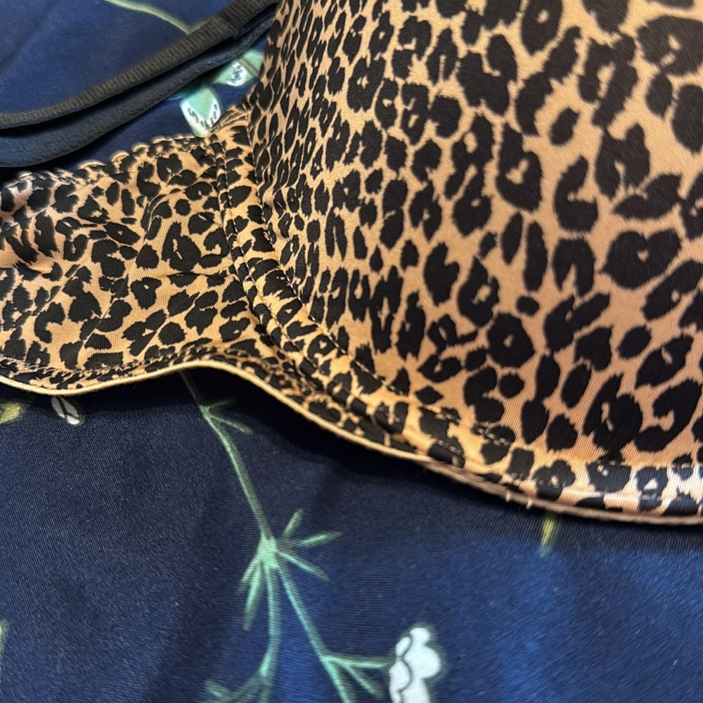 Leopard Print Women's Bra - Picture 2 of 4